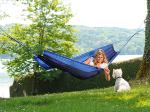 Amazonas Silk Traveller Camping Hammock Ocean Blue